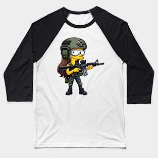 Tactical Yellow People Baseball T-Shirt